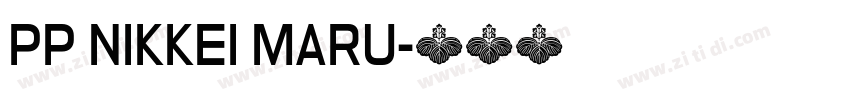 PP NIKKEI MARU字体转换